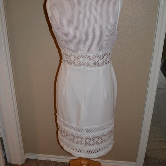 Sacks Fifth Avenue Size 8 off white Cocktail Dress - Picture 3 of 6